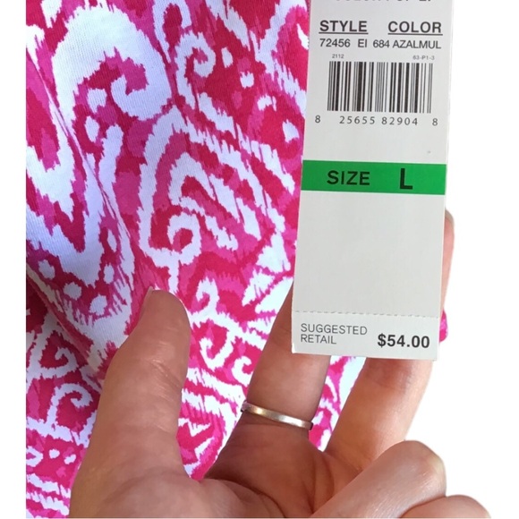 Ruby Rd Pink Patterned Top - Picture 4 of 8